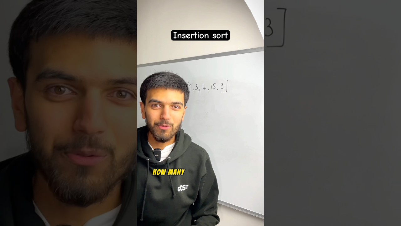 Insertion Sort - GCSE and A Level Computer Science #computerscience #gcse #gcse