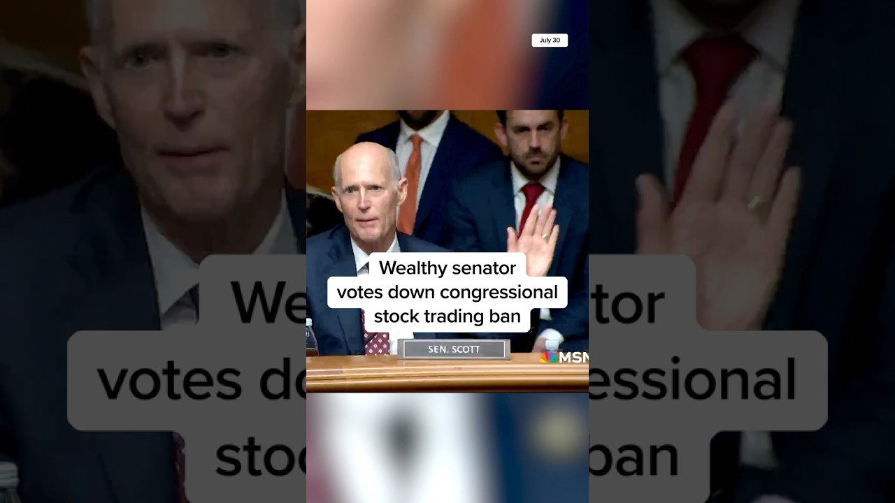 Wealthy Senator Opposes Congressional Stock Trading Ban Amid GOP Divergence
