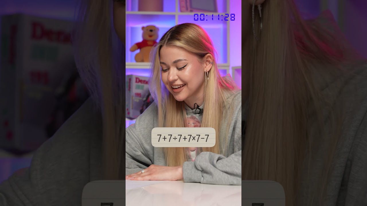 Нара и Ариша из Hype House соревнуются в скорости решения математических примеров