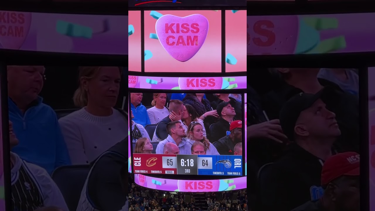 Unforgettable NBA Kiss Cam Moments in Orlando ❤️