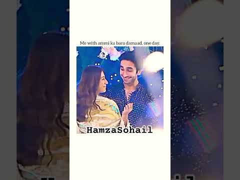 Hamza Sohail and Hiba Aziz 💓 #hamzasohail #love #hibaaziz #badsahbegum#hamzasohail