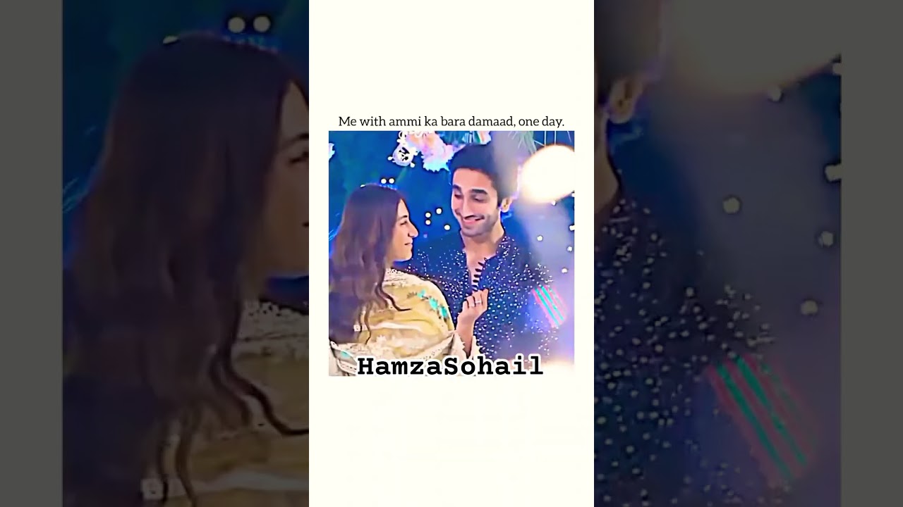 Hamza Sohail & Hiba Aziz's Love Story ❤️