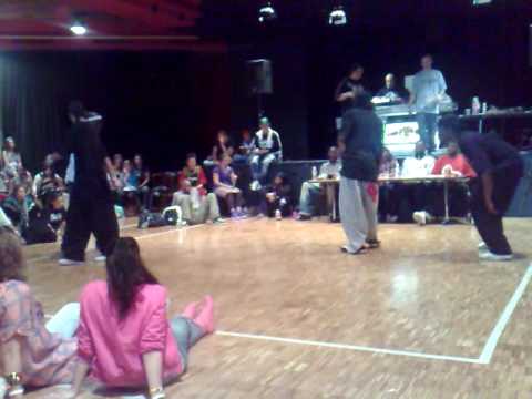 Peep's & bibiss vs Fush wang demi final new style battle contest night 2009 lausanne