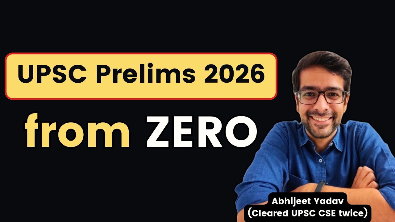 Strategy for UPSC Prelims 2026 | How to Clear Prelims from ZERO