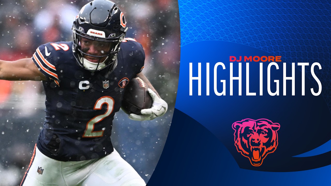DJ Moore's Best Highlights of the 2023 NFL Season with the Chicago Bears π