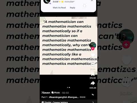 mathematician tongue twister