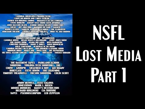 I Made a Disturbing Lost Media Iceberg (NSFL) | Part 1