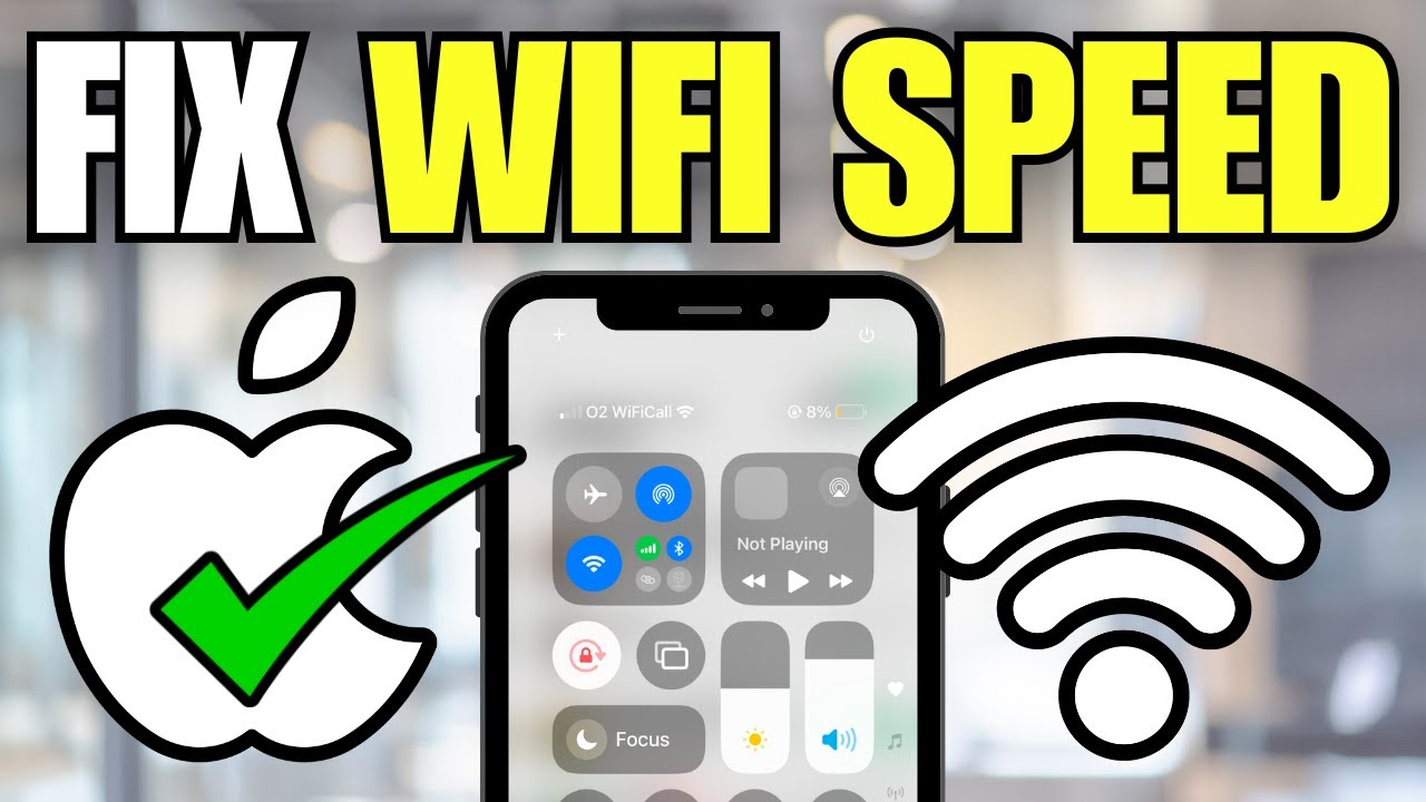 Fix Slow WiFi on iPhone 📶