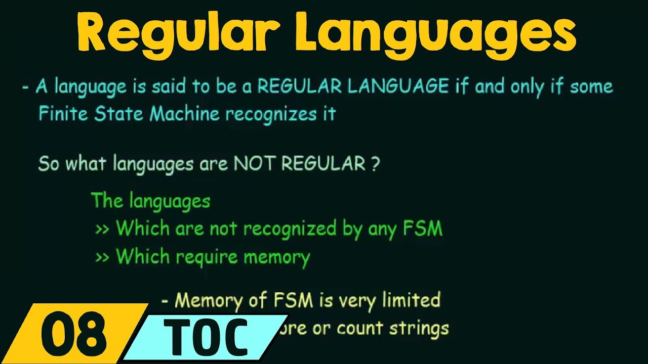 Regular Languages in Computation Theory 📚