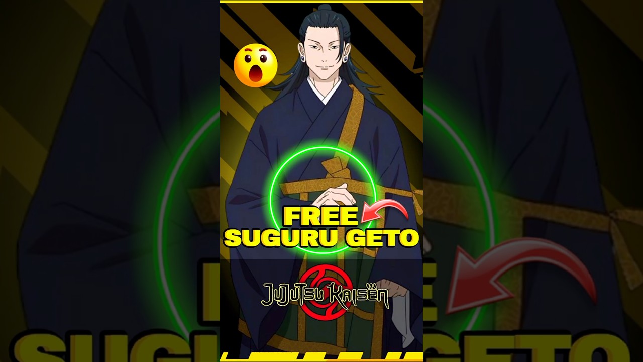 Jujutsu Kaisen Collab: Free Suguru Geto Bundle ✨