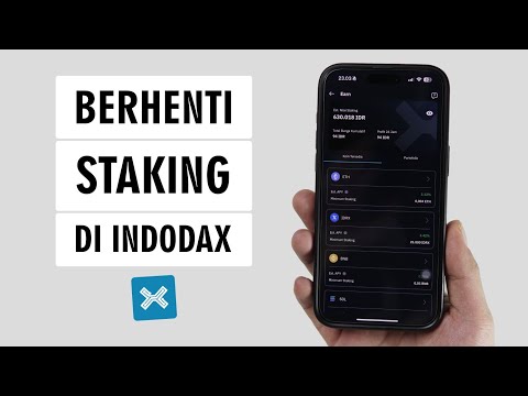 Tutorial Unstaking Koin Crypto di Aplikasi Indodax