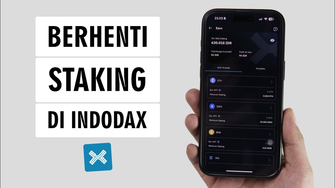Cara Mudah Unstaking Koin Crypto di Aplikasi Indodax π