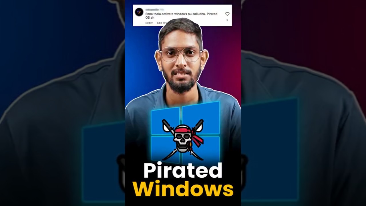 Activate Windows watermark ≠ Pirated OS 🙄 #pirated #windows #a2d #a2dpcfactory
