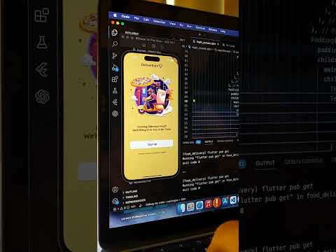 Food delivery app with flutter