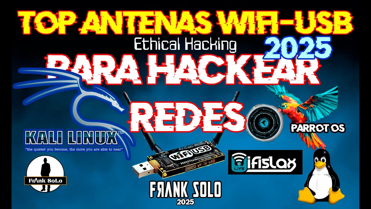 Top WiFi-USB Antennas para Auditoría en 2025 📡