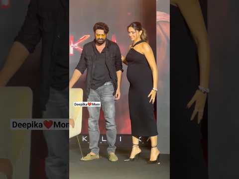 Pregnant and working ❤️😍 #deepikapadukone at the launch of her new movie #prabhas #short #bollywood