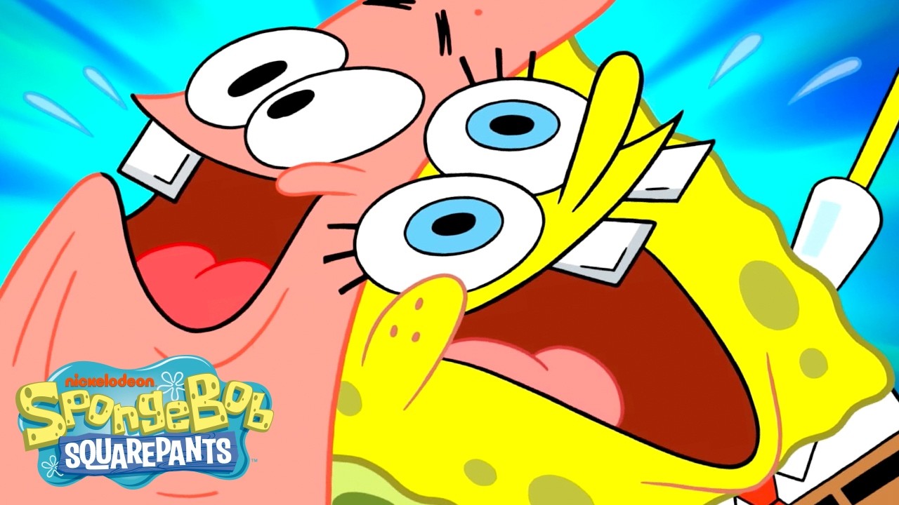 60 Minutes of SpongeBob & Patrick Fooling Around! 😜
