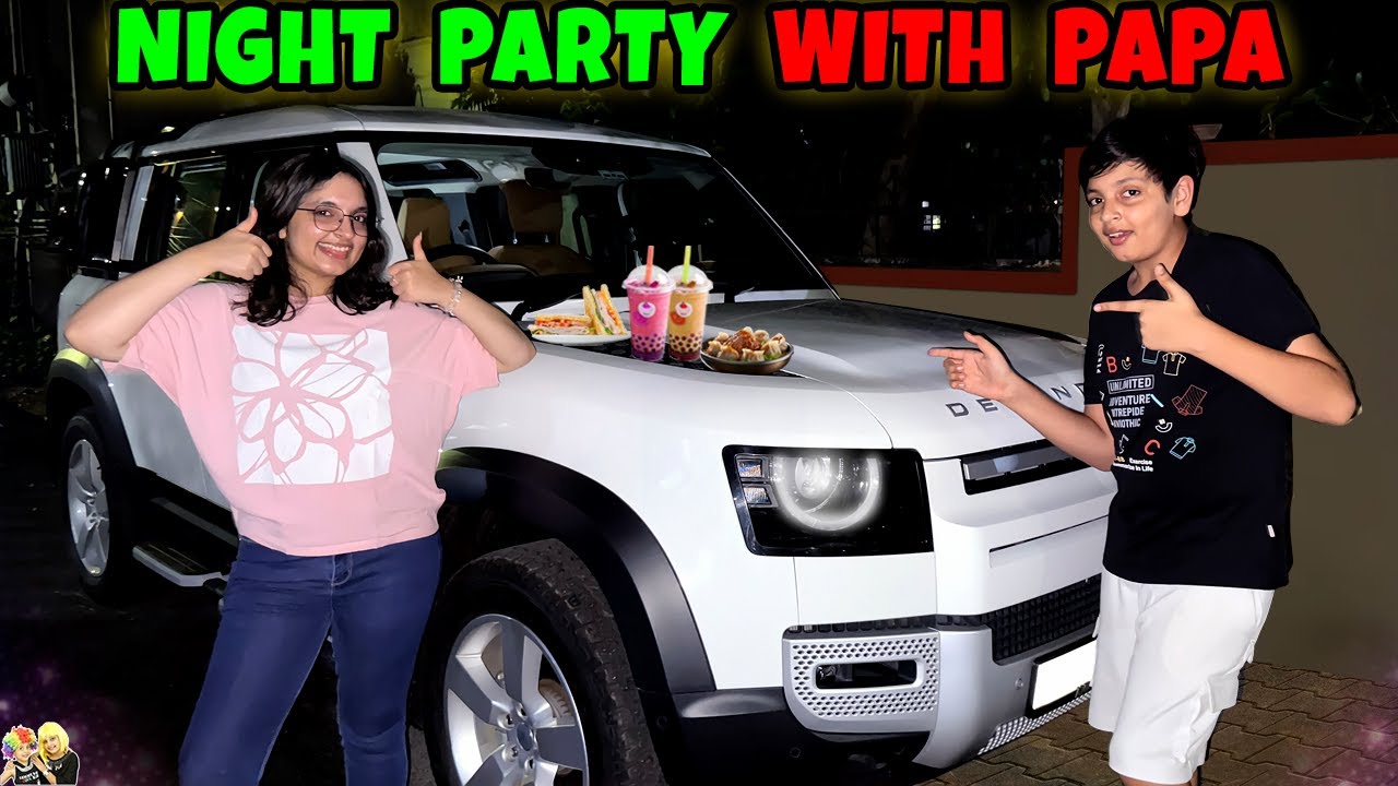 Night Party with Papa! 🎉 Fun & Surprises with Aayu & Pihu