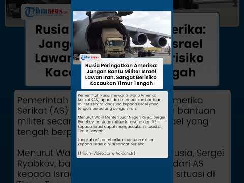 AS Diwanti-wanti agar Tak Beri Bantuan Militer Langsung ke Israel, Rusia: Kacaukan Situasi Timteng