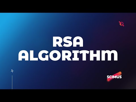 RSA algorithm (Rivest Shamir Adleman)