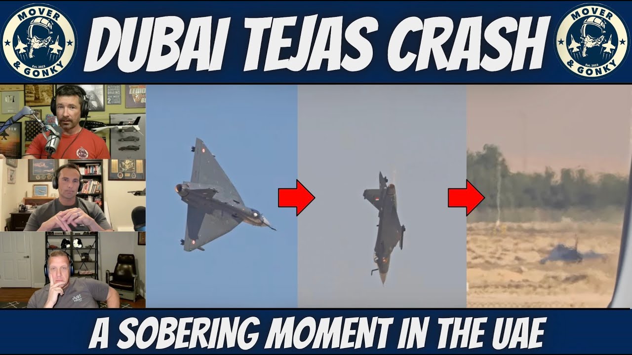 Indian Tejas Jet Crashes at Dubai Airshow ✈️