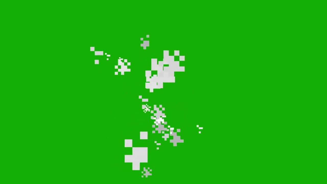 Minecraft Death Pixel Effect on Green Screen 🎮