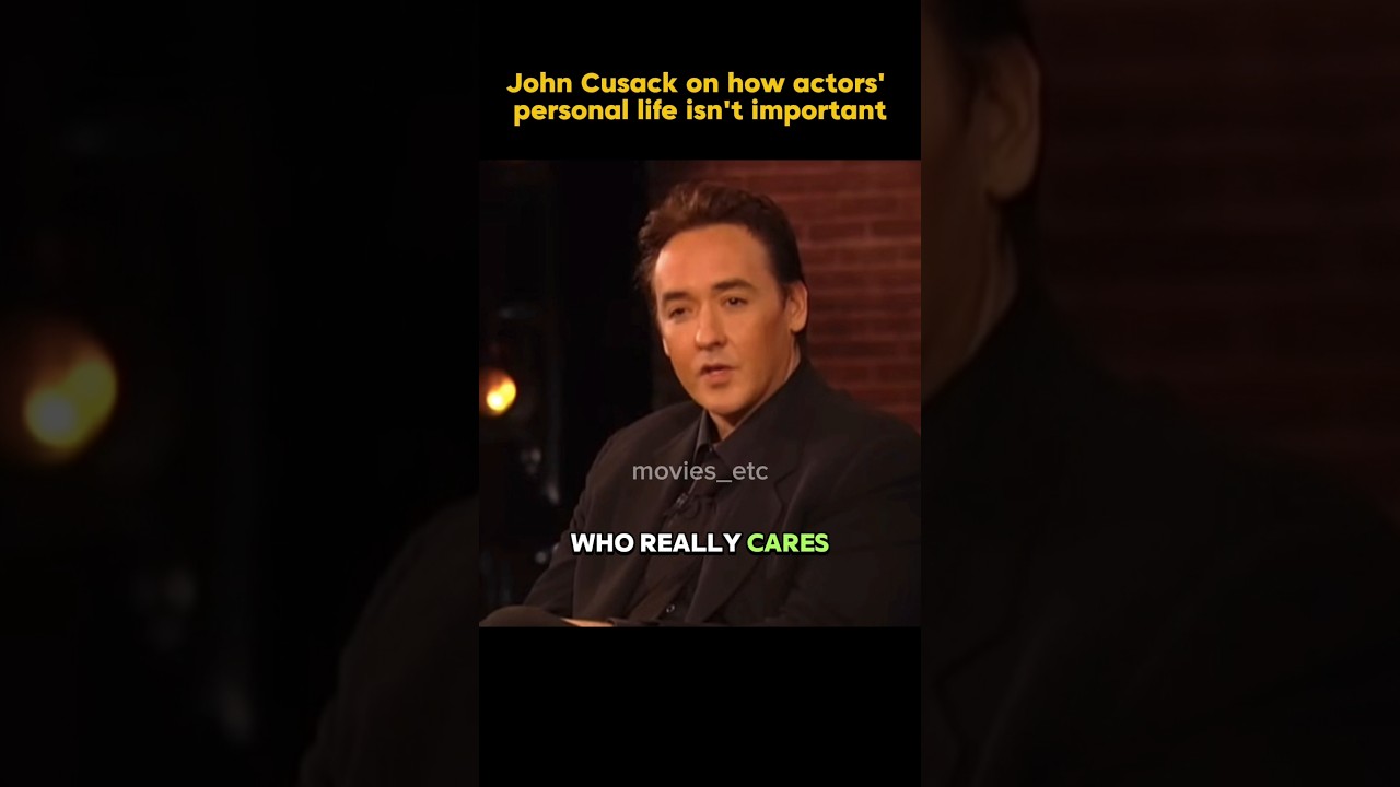John Cusack on the Mystery of Actors π¬