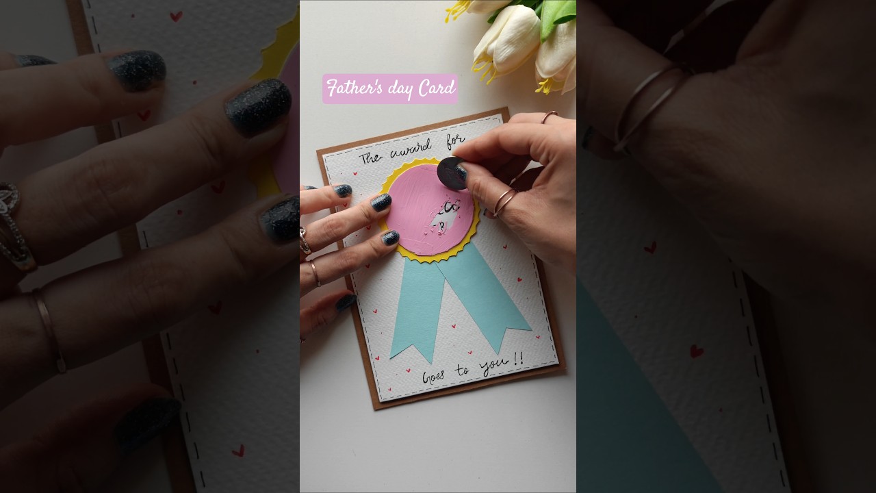 Cute DIY Father’s Day Scratch Card 🎁