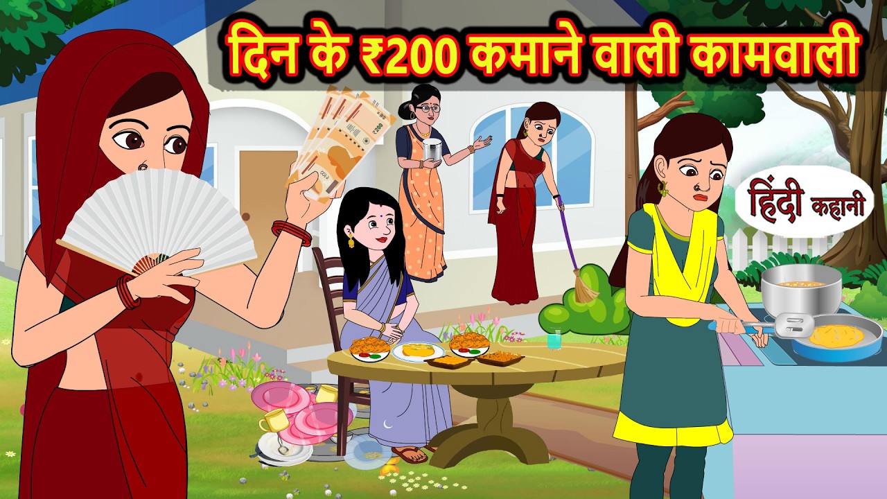 कामवाली की ₹200 रोजाना कमाई 🧹 | Moral Story