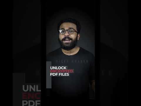 Unlock encrypted pdf files