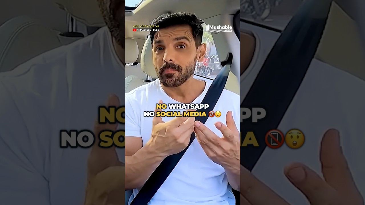 John Abraham's Surprising Phone Secret: No WhatsApp? 😱