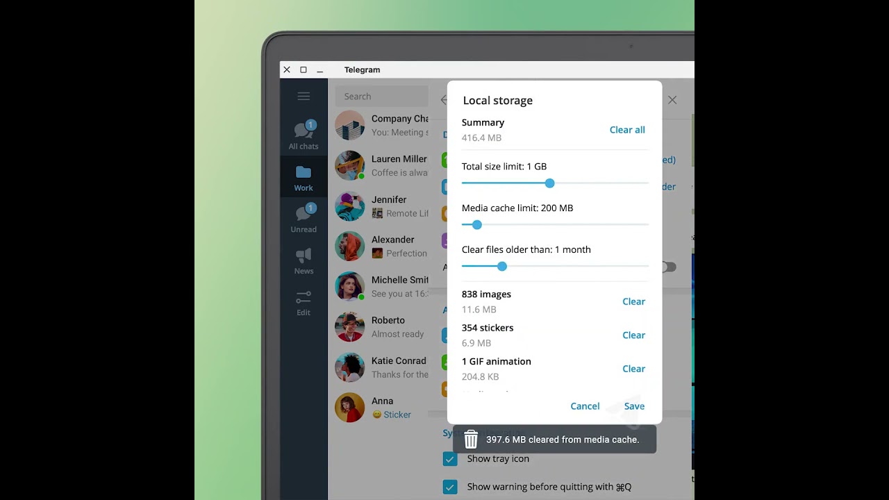 Guide to Check Storage Usage on Telegram Desktop 📱