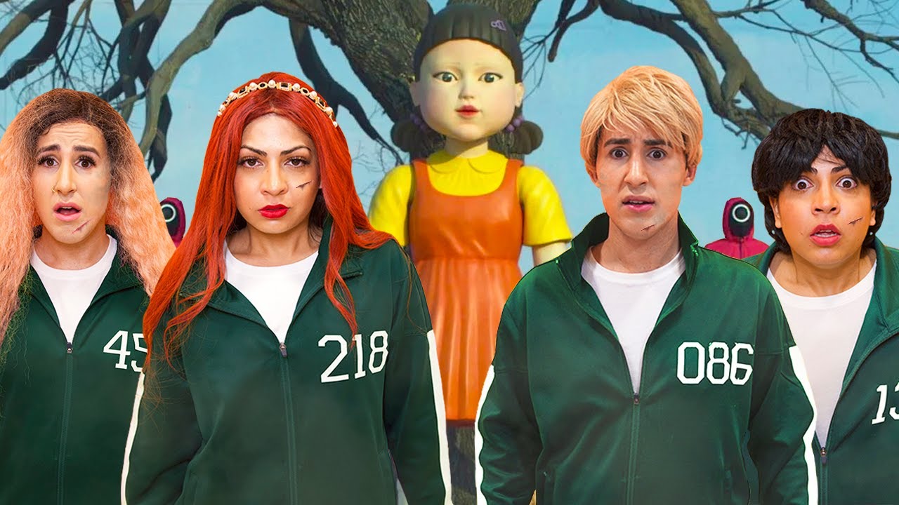 Real-Life Squid Game Challenge with Classmates 🎮