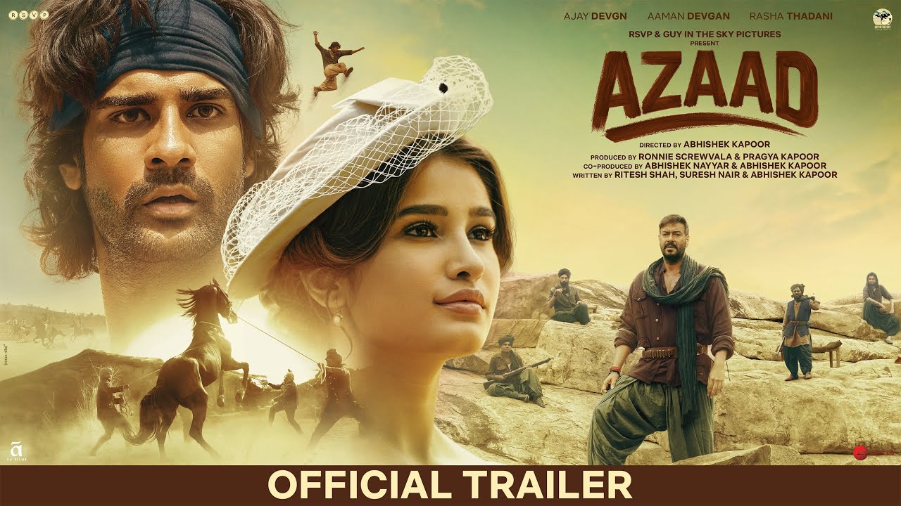Azaad Official Trailer 🎬 | Release Jan 17, 2025