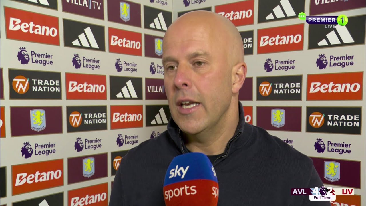 Arne Slot Post-Match Interview: Aston Villa 4-2 Liverpool ⚽