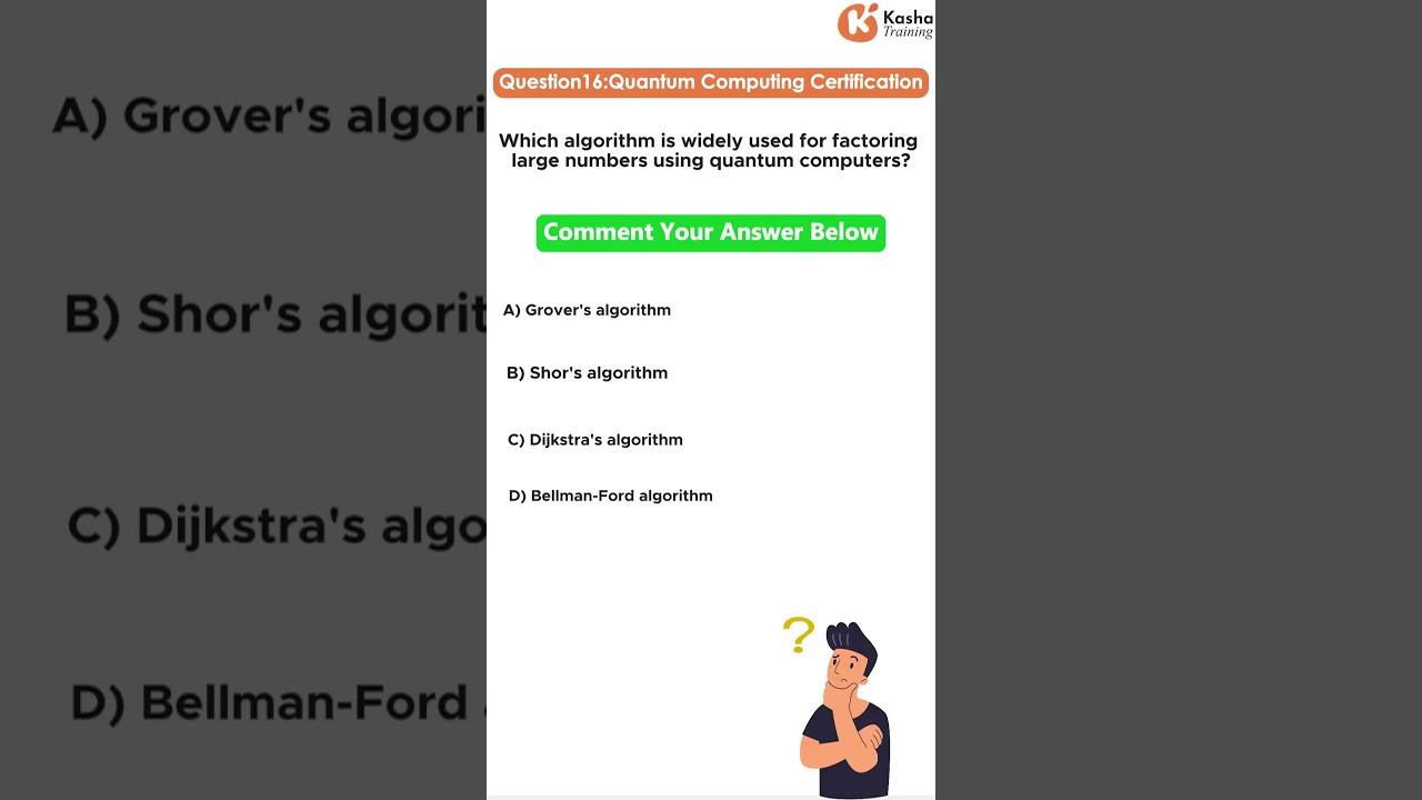 Quantum Computing Quiz: Which Algorithm Breaks RSA Encryption? 🔐