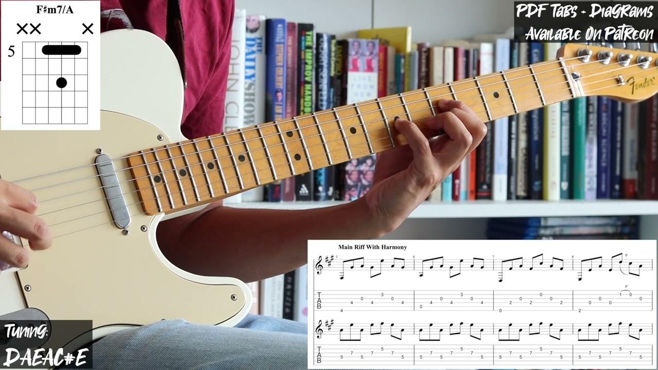 Post Rock Arpeggios in 7/8 for Beginners 🎸