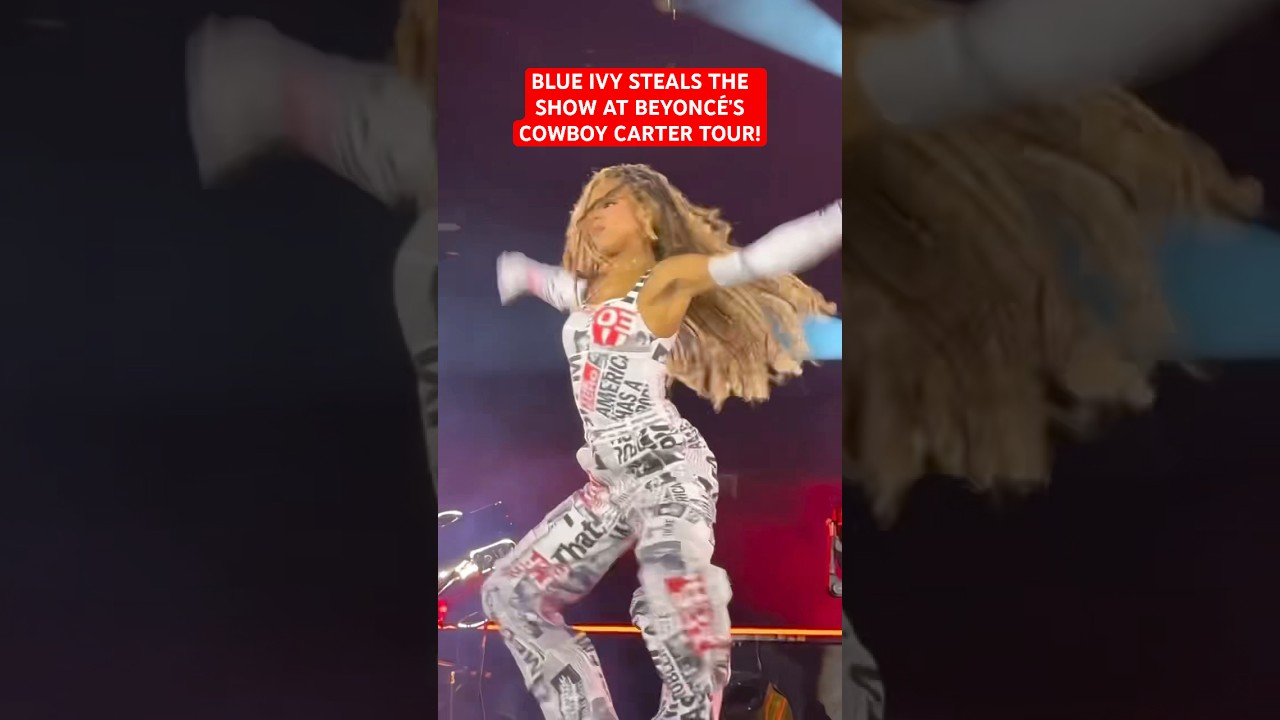 Blue Ivy Steals The Show At Beyoncé’s Cowboy Carter Tour! 😱 #blueivy #beyonce