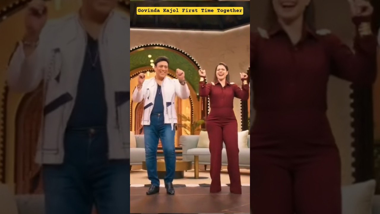 Unforgettable First Dance Moment: Govinda & Kajol's Iconic Performance 🎶