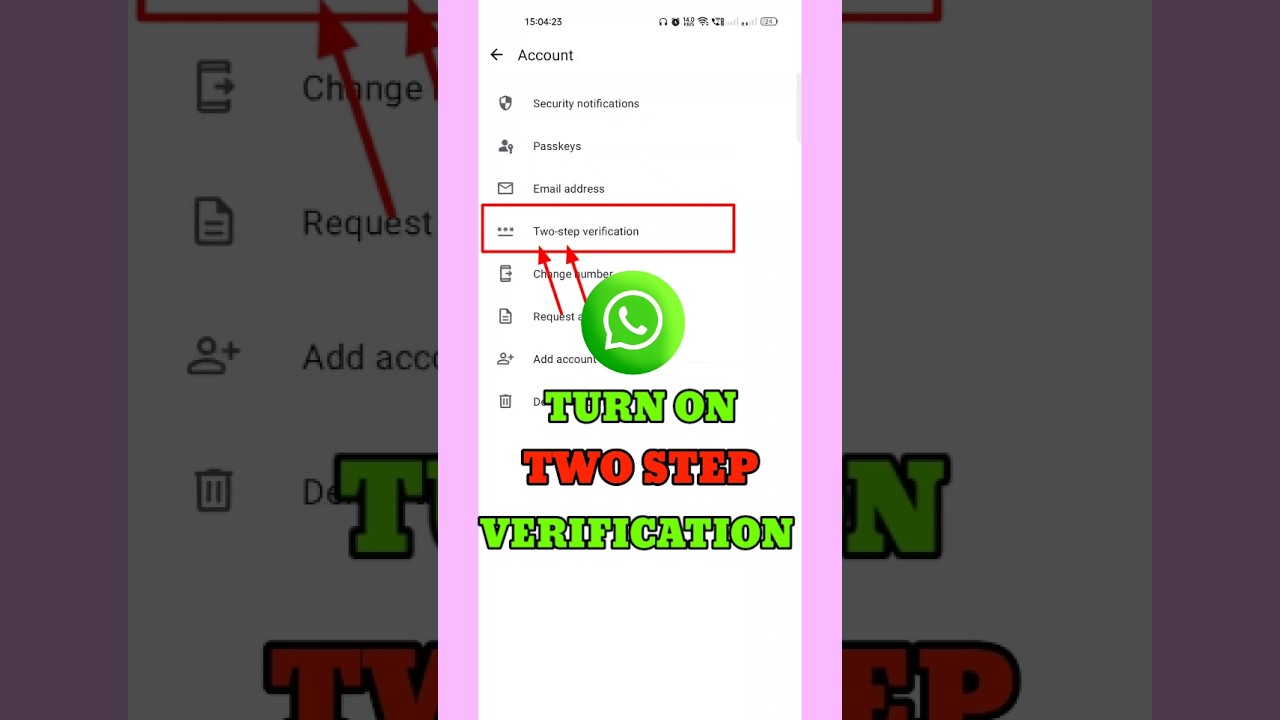 How to enable two step verification in WhatsApp ||#shorts #viral #whatsapp