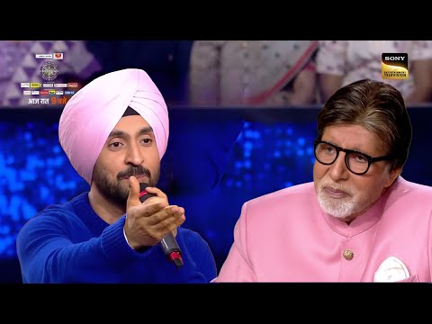 Omg Amitabh Bachchan With Diljit Dosanjh in Kaun Banega Crorepati | Full Episode | 