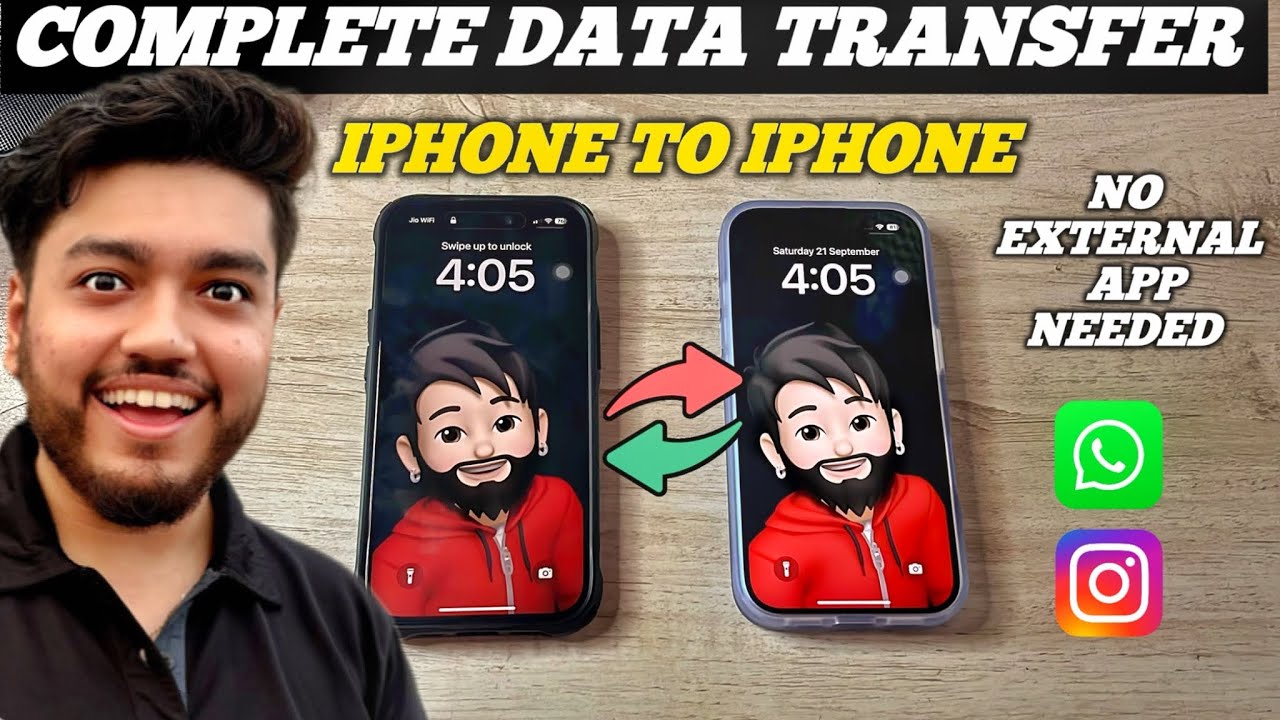 Transfer All Data from Old to New iPhone π±