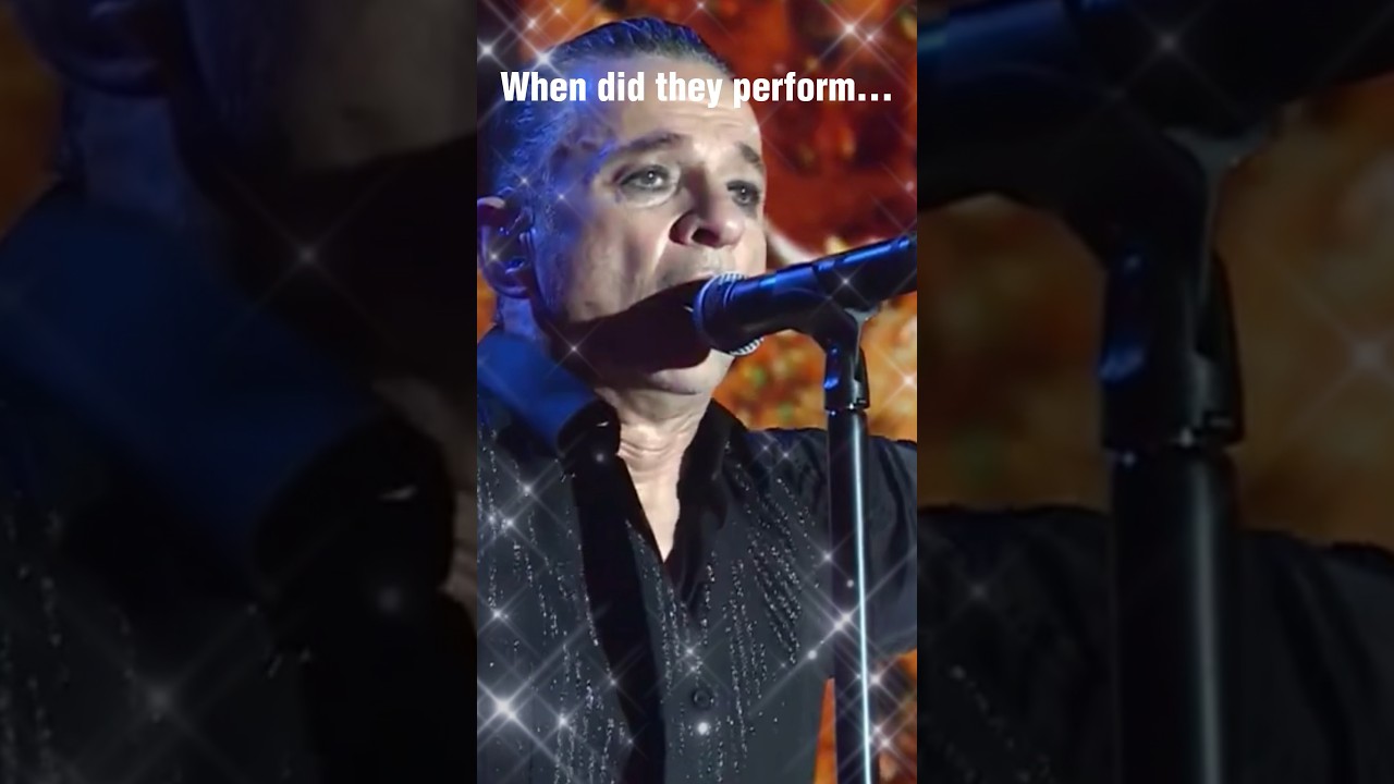 Enjoy the silence slightly differently. Depeche Mode. #shorts #remix #depechemode  #davegahan #live