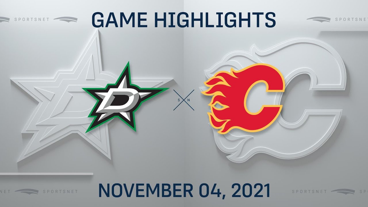 NHL Highlights: Stars Beat Flames 4-3 in Overtime 🏒