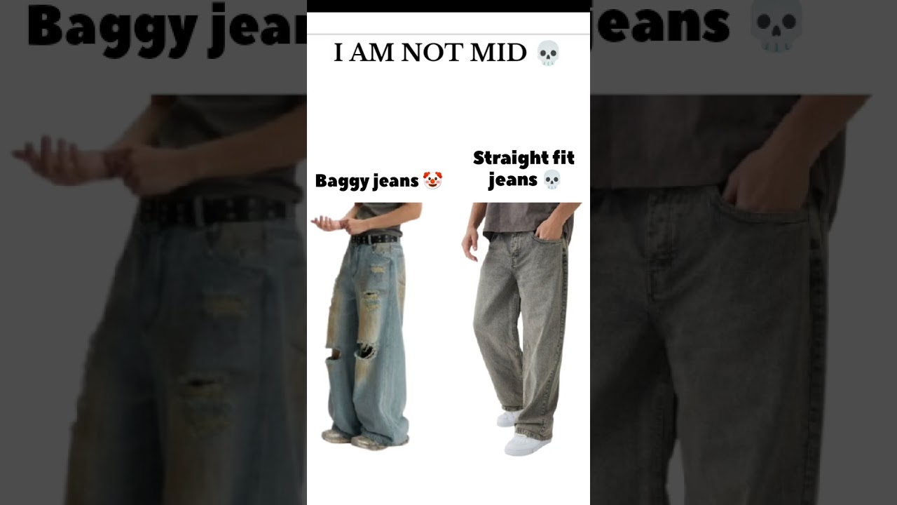 Baggy vs Straight Fit Jeans: Which Style Wins? 🤔