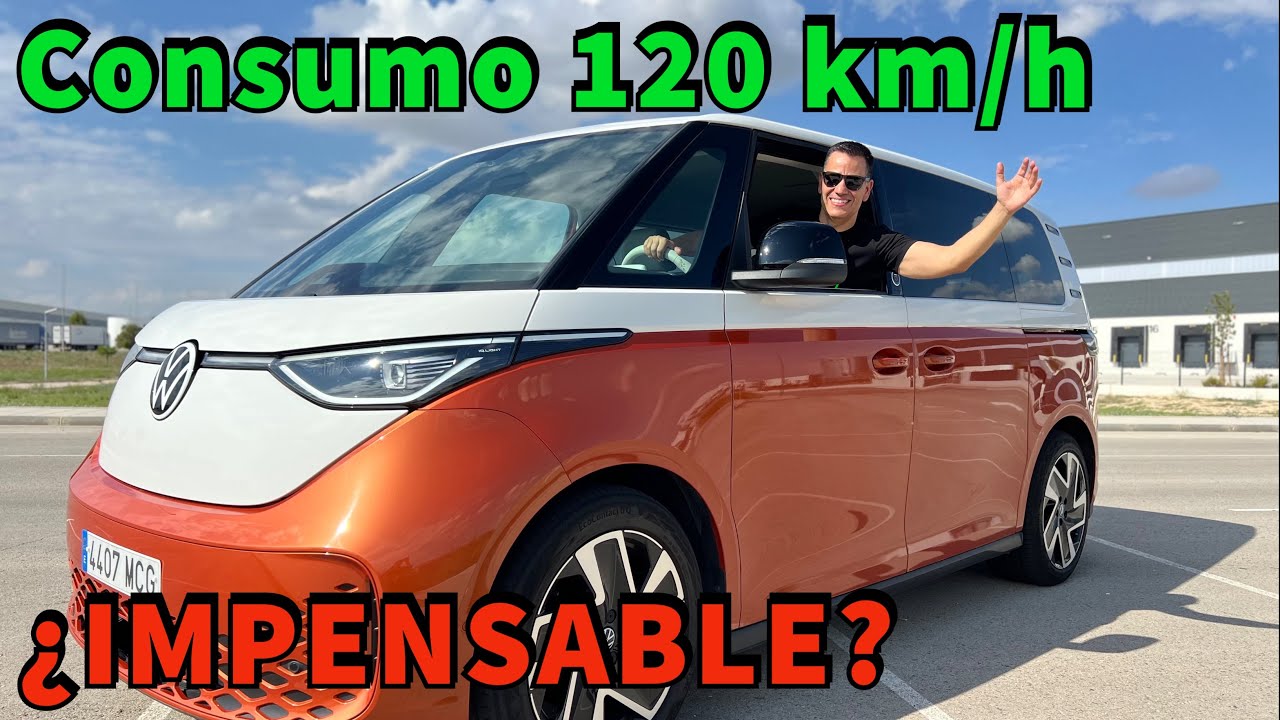 Volkswagen ID.BUZZ 77 kWh: Consumo a 120 km/h 🚗