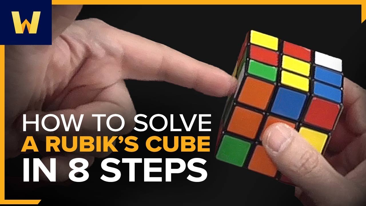 Solve a Rubik's Cube in 8 Easy Steps 🧩