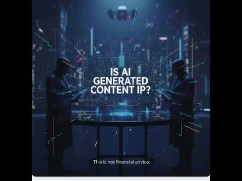 Is AI-Generated Content IP? The Legal Battle Unpacked! 🤯 The lines between human creativity and AI