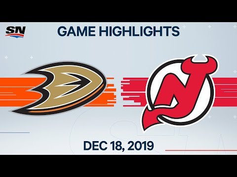 NHL Highlights | Ducks vs Devils – Dec. 18, 2019