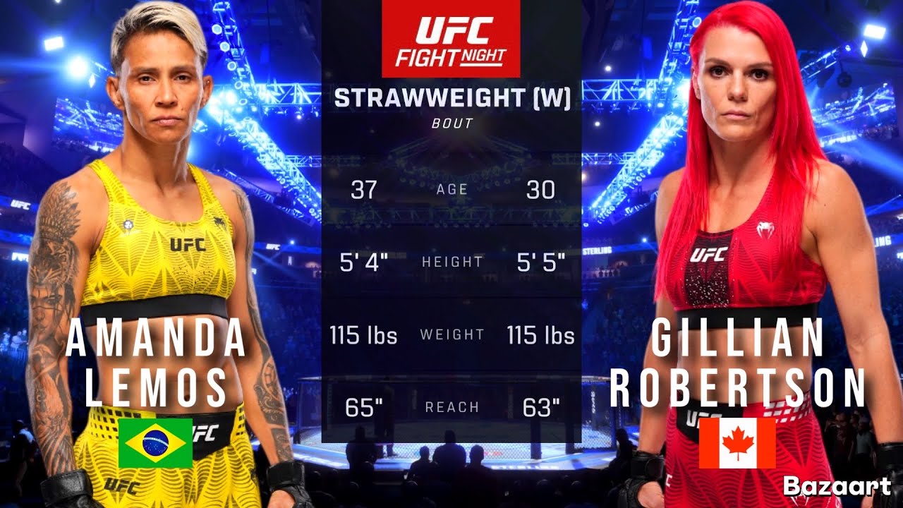 Lemos vs Robertson Full Fight 🥊